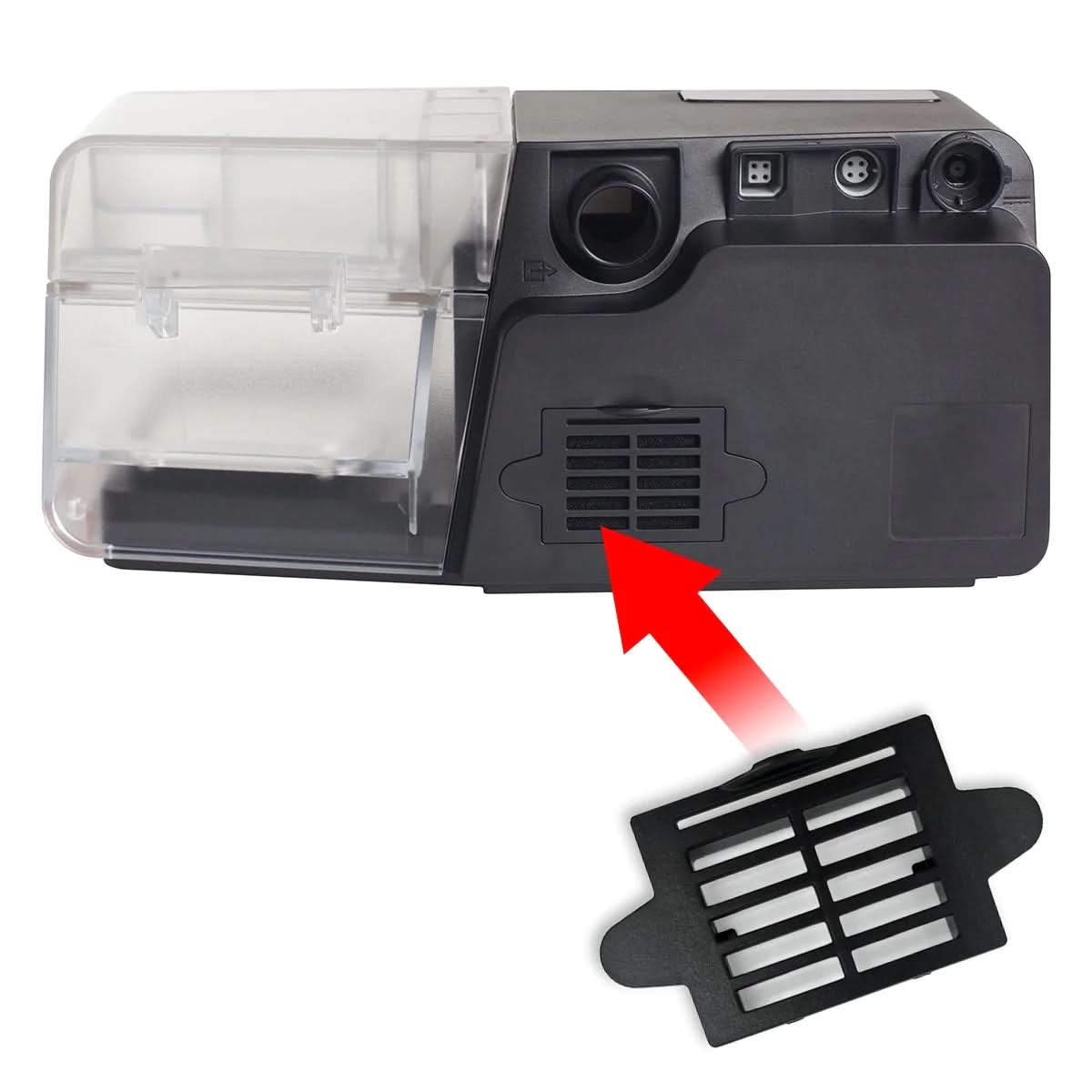 The Luna G3 Filter Cover securely holds the filter for all CPAP & BiPAP machines. It's a must-have accessory that should be used with a filter during machine operation. Compatible with all Luna G3 CPAP & BiPAP machines.