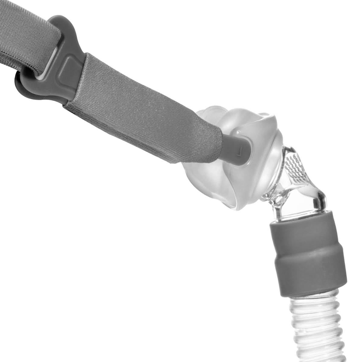 The Rio II Nasal Pillows CPAP Mask was designed with a unique rotating ball in socket swivel to allow for freedom of movement throughout the night making it the ideal Nasal Pillows Mask for active sleepers.