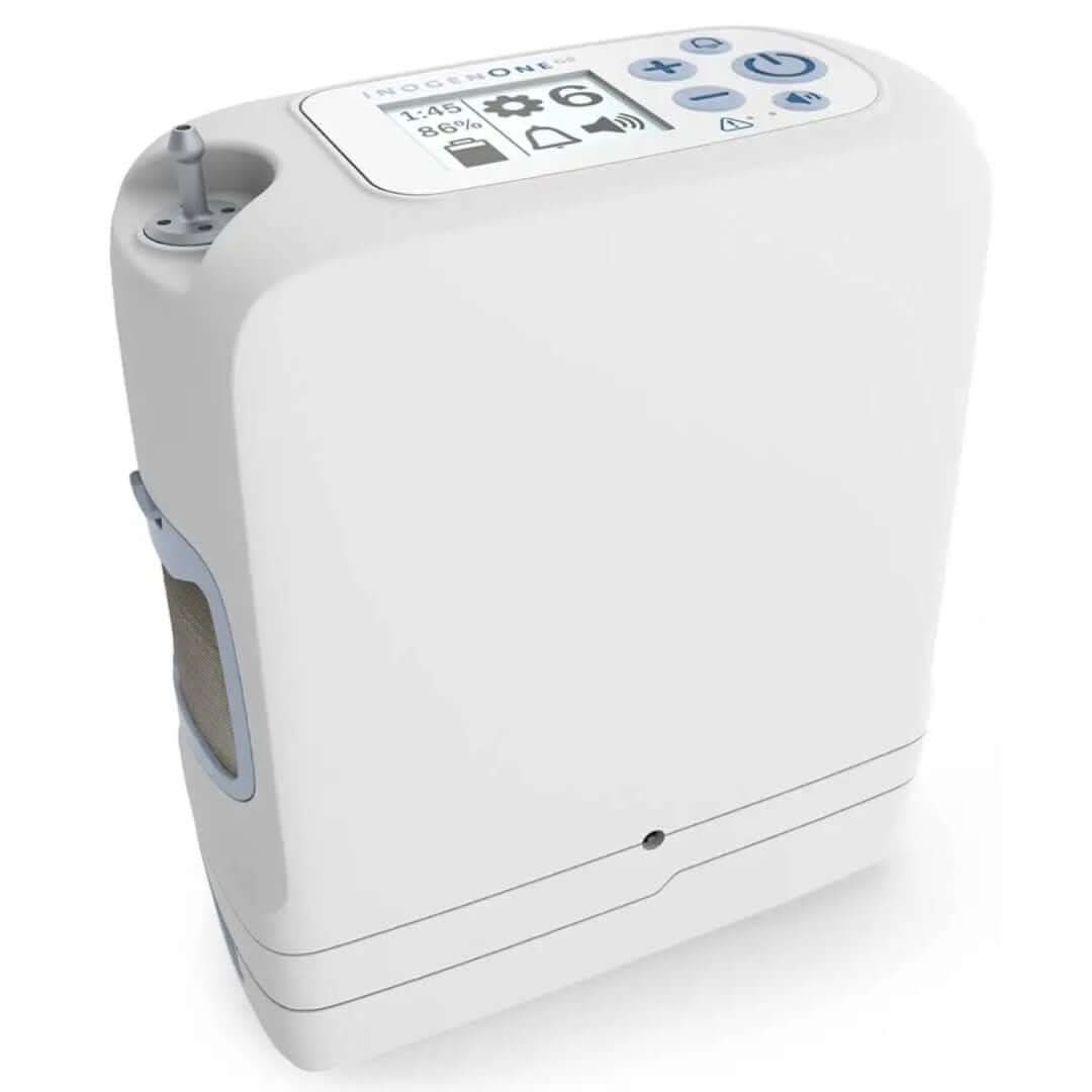 The Inogen One G5 is a portable oxygen concentrator (POC) designed to provide oxygen therapy for individuals with higher oxygen requirements. Whether you’re at home, traveling, or on the go, the Inogen One G5 offers 24/7 oxygen delivery in a compact and convenient package.