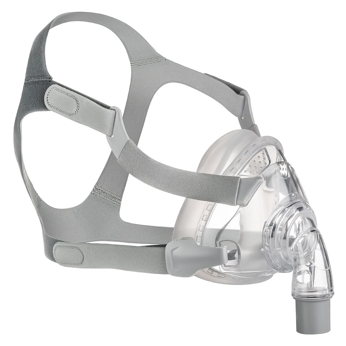 The Siesta Full Face Mask from 3B Medical has a lightweight frame and eliminates forehead support providing a clear line of sight, so you'll hardly know it's there. This FitPack includes Small, Medium & Large Full Face Cushions so you can try each one and find your best fit right out of the box.