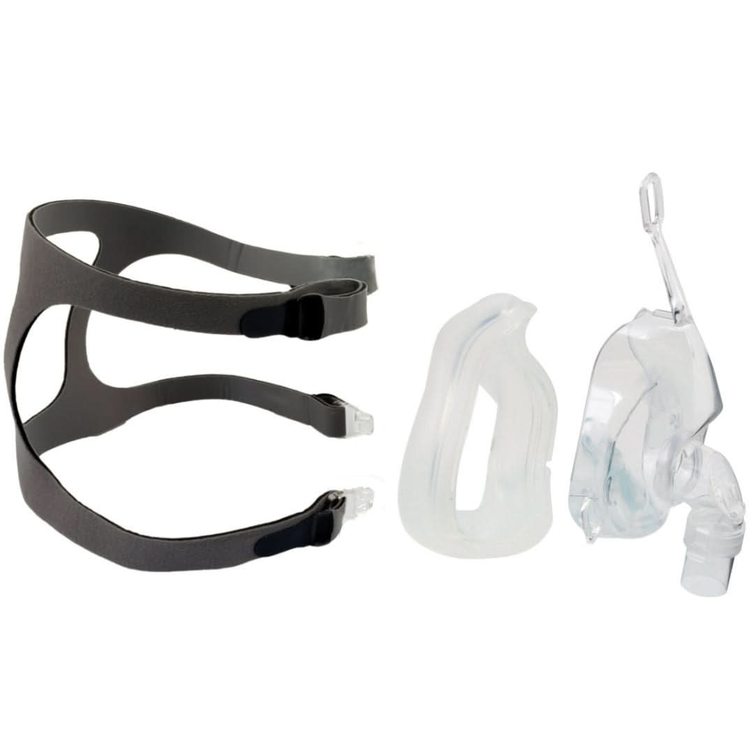 The DreamEasy 2 Full Face CPAP Mask provides a superior seal with its removable Comfort Cushion that conforms to the facial contours around the nose and mouth. Compatible to ResMed full face mask and other major brands.