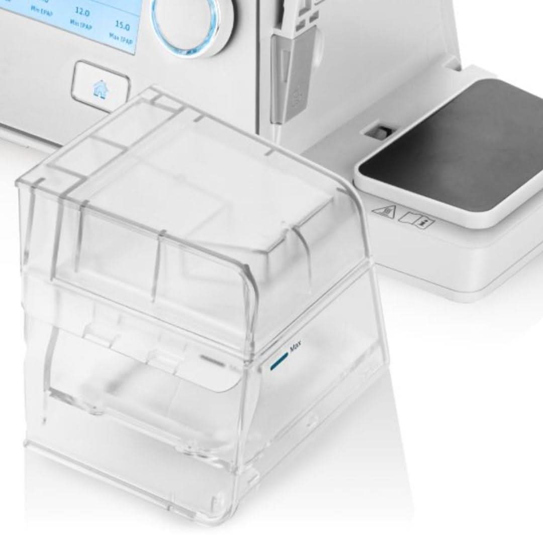 The Luna G3 BiPAP 25A is loaded with features to make your bilevel therapy comfortable and successful night after night. With a small footprint and modern design, the Luna G3 offers a built in humidifier, RESlex Exhalation Relief for a more natural breathing experience, and auto bilevel therapy that monitors your breathing throughout the night for a premium sleep therapy experience.