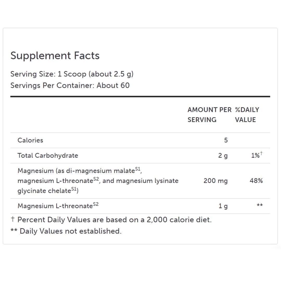 Patented Magnesium for the Brain. Supports Stress Management, Sleep Quality, and a Healthy Mood.