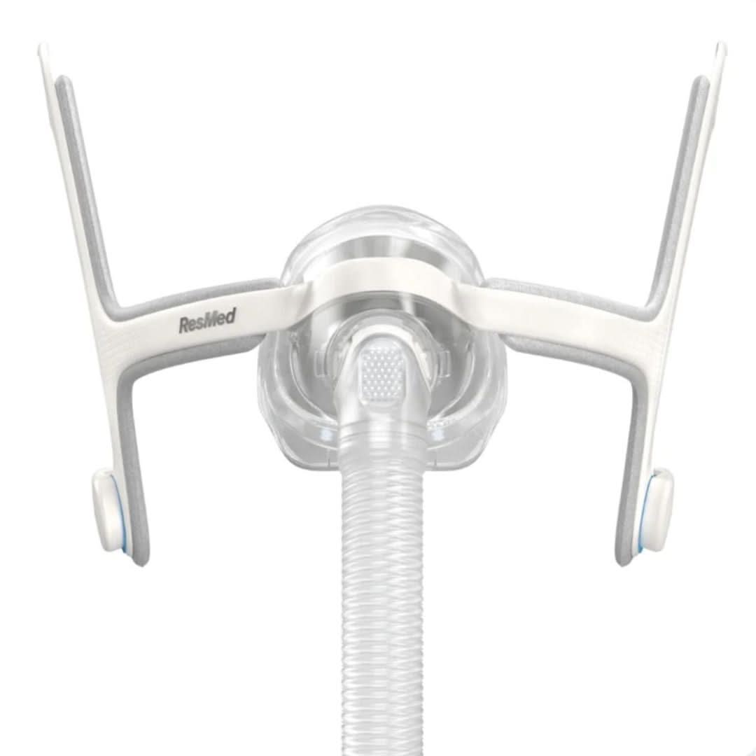 The AirFit N20 frame is designed to adapt to sleep positions with a comfortable and reliable seal, offering the ultimate experience in comfort and performance