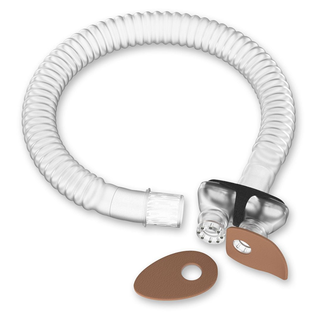 Bleep Eclipse Starter Kit - Innovative no leak PAP mask with MagSeal™ Technology, no headgear required, and hypoallergenic Halo patches for a comfortable fit.