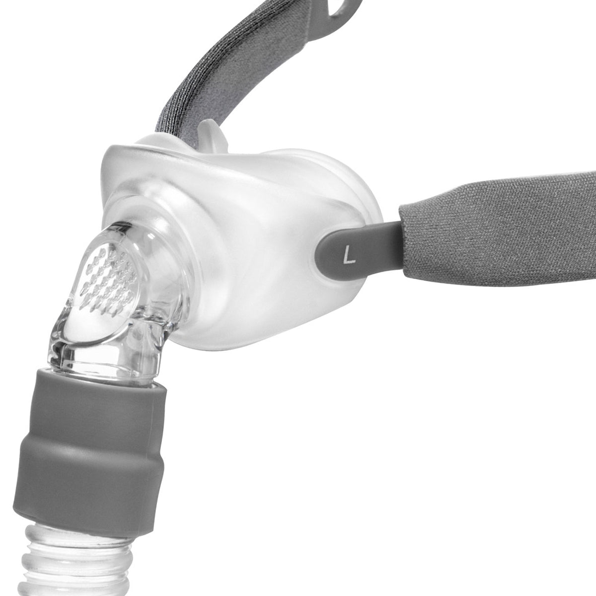 The Rio II Nasal Pillows CPAP Mask was designed with a unique rotating ball in socket swivel to allow for freedom of movement throughout the night making it the ideal Nasal Pillows Mask for active sleepers.